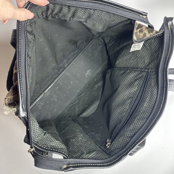 Ricardo Beverly Hills Bag Large 19” Carry On Tapestry Weekend Leopard Travel Y2K - Picture 16 of 16